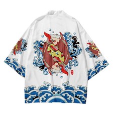 Uomo Lucky Carp Koi Haori