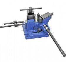 PIASTRA PIEGAFERRI FERVI 0102 - capacita: tondo 22 mm-piatto100x8 mm-quadro 20mm