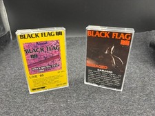 LOT OF 2 BLACK FLAG Damaged &