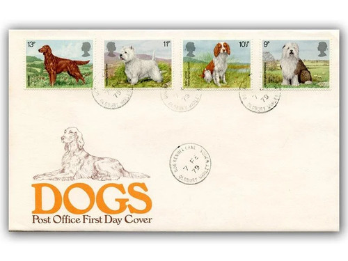 1979 dogs fdc dog kennel - dogs,