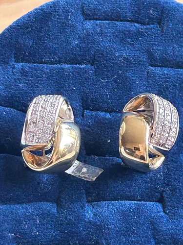 Orecchini oro diamanti - orecchini, kt