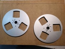 2 Bobine In Metallo 18 Cm Per Registratore