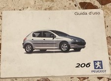Libretto Istruzioni Manuale D’uso e manutenzione Peugeot 206 Ita