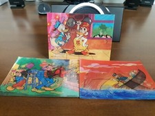 3 Cartoline Disney Lenticolari