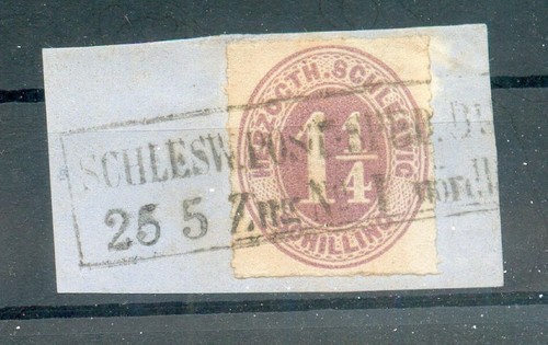 Schleswig timbri postali - schleswig-h.,