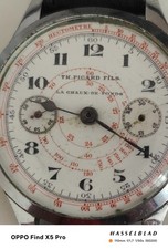 Monopulsante Cronografo Picard E Fils Difetto Per Pezzi Di Ricambio O Ripristino