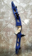 RISER Krossen Archery Fivics Blu e MIRINO EXE e CLIKKER MIDAS