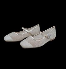 BALLERINE DONNA ORO A RETE