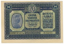 10 LIRE CASSA VENETA DEI