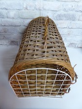 Vintage Wicker Rattan Cat