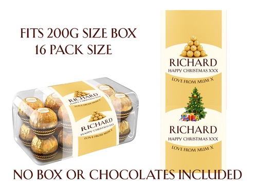 Etichetta ferrero rocher - etichetta,