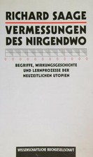 VERMESSUNGEN DES NIRGENDWO SAAGE RICHARD WISSENSCHAFTLICHE BUCHGESELLSCHAFT