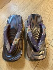 Sandalo originale Giappone donna legno (taglia Ita 36/37) Idea cosplay