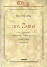 DON CARLO - Opera Lirica (De Agostini, 1989) I Grandi dell'Opera Supl. 100