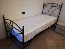 letto singolo ferro battuto