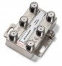 FRACARRO PA6 PARTITORE TV/SATELLITE A 6 VIE CONNETTORI F