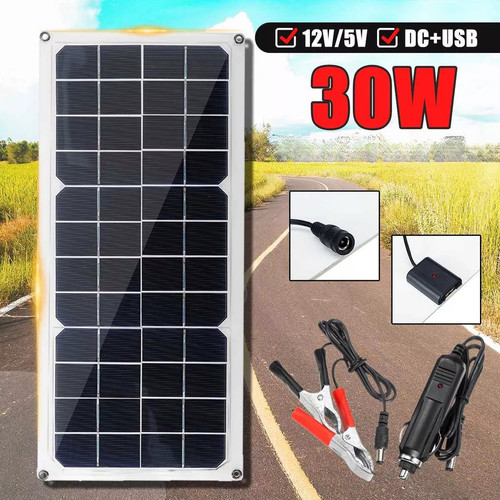 Pannello solare leggero 30w - pannello,