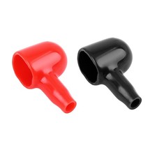 2pcs 34mm Long Noir Rouge