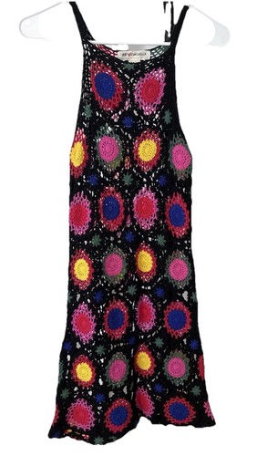 Abito boho multicolore