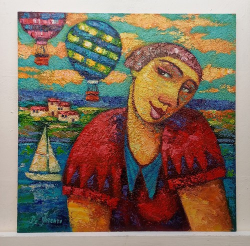 Quadro dipinto figura - dipinto,