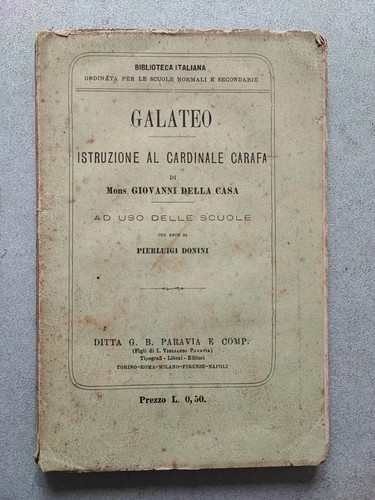 Galateo istruzione cardinale - galateo,