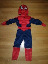 COSTUME SPIDER MAN UOMO RAGNO RIVOLTABILE 5-6 ANNI COME NUOVO con imbottiture