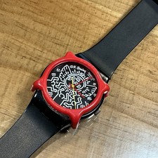 swatch Keith Haring BLANC SUR NOIR - 34mm