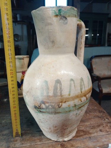Brocca terracotta antica - brocca,