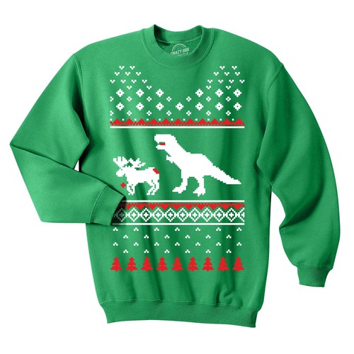 Maglione rex attaccante alce - maglione, t-rex