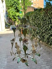 Lampadario Vintage in Ferro Battuto – Stile Fiorentino Shabby Chic