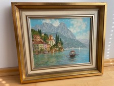 Quadro acquerello 1964 Gandria