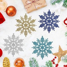 24 FIOCCHI DI NEVE GLITTERATI