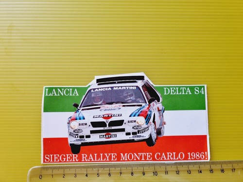 Adesivo rally montecarlo 1986 - rally,