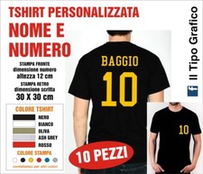 T Shirt NOME E NUMERO STOCK 10