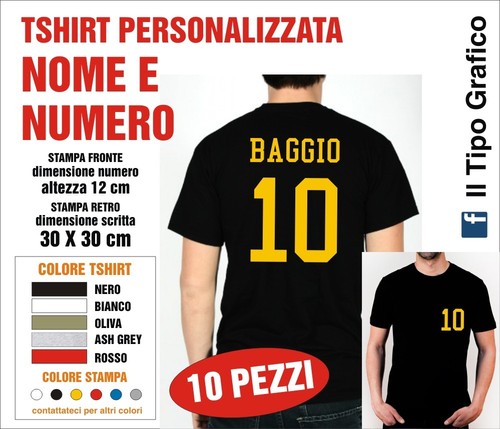 Shirt nome numero stock - nome, e
