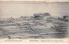 Vietnam - SAN64685 - Colonie Francesi - Indocina - Zattera Di Legno Sur Le