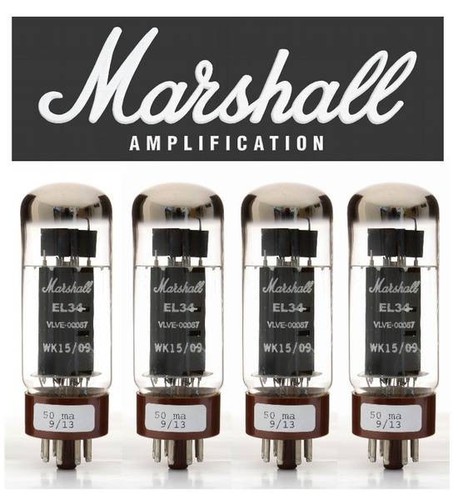El34 marshall premium matched - el34,