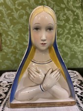 Rara Madonna Lenci Originale in ceramica