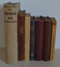 LOTTO STOCK 7 VECCHI LIBRI IN TEDESCO BÜCHER AUF DEUTSCH