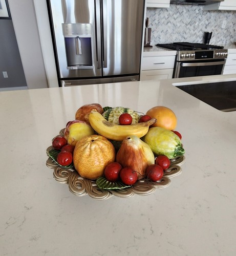 Centrotavola frutta ceramica