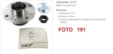 VKBA6541 KIT CUSCINETTI RUOTA POSTERIORE FIAT PUNTO-PUNTO EVO-GRANDE PUNTO-PUNTO