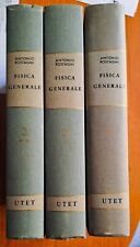 INGEGNERIA FISICA GENERALE ROSTAGNI UTET 3VV MECCANICA TERMODINAMICA OTTICA
