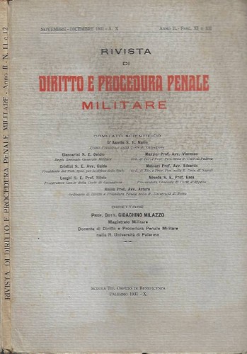Rivista diritto procedura - rivista,