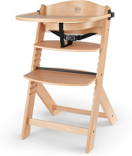 Kinderkraft Seggiolone Pappa in Legno ENOCK, Evolutivo, Multifunzionale, Sedia E