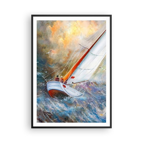 Poster 70x100cm barca vela - poster,