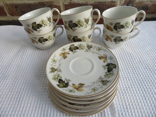 Set tazze piattini royal - 6, e