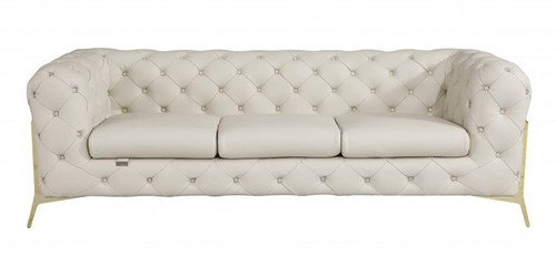 Beige italian leather - beige,