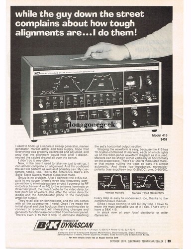 Dynascan 415 1974 - b&k,