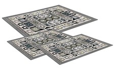 Tris tappeto geometrico etnico