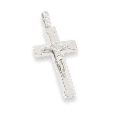Crocifisso grande argento - in,